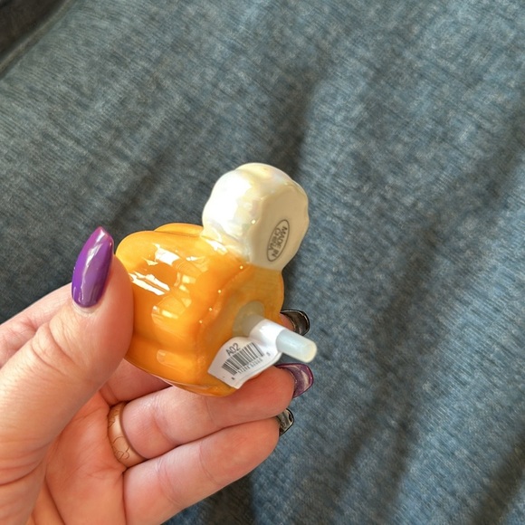 RETIRED PEARL DOT Nora Fleming Baby Bowl with Pumpkin Spice Mini - Picture 10 of 13